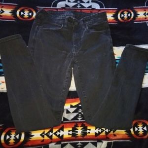 AE American Eagle Next Level High Waisted Black Skinny Jean Size 8